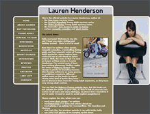 Tablet Screenshot of laurenhenderson.net